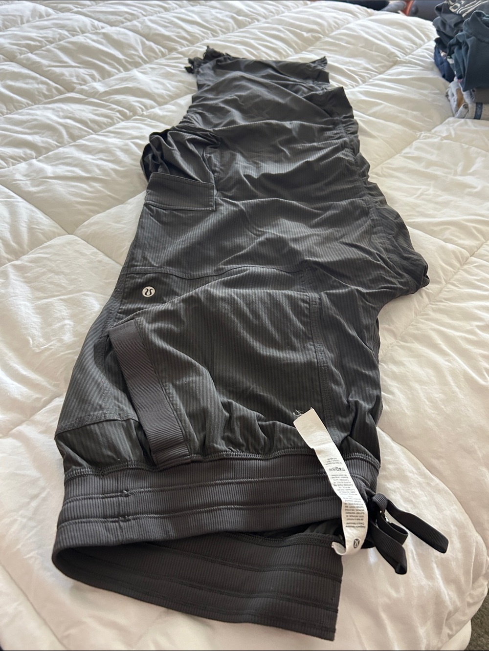 lululemon athletica Charcoal Gray dance studio cargo pants